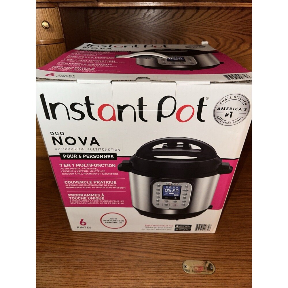 Instant Pot DUO NOVA 6qt 7-in-1 Slow Cooker Brand New In Box